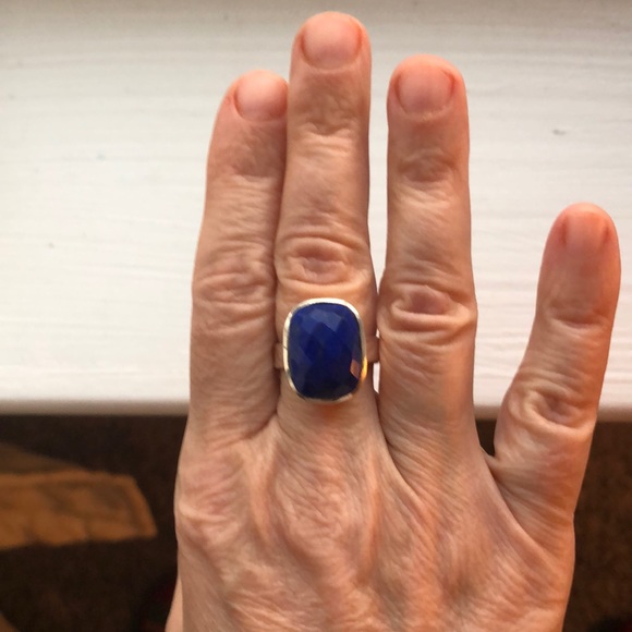 Lapis Lazuli Faceted Ring✨ - Picture 2 of 4